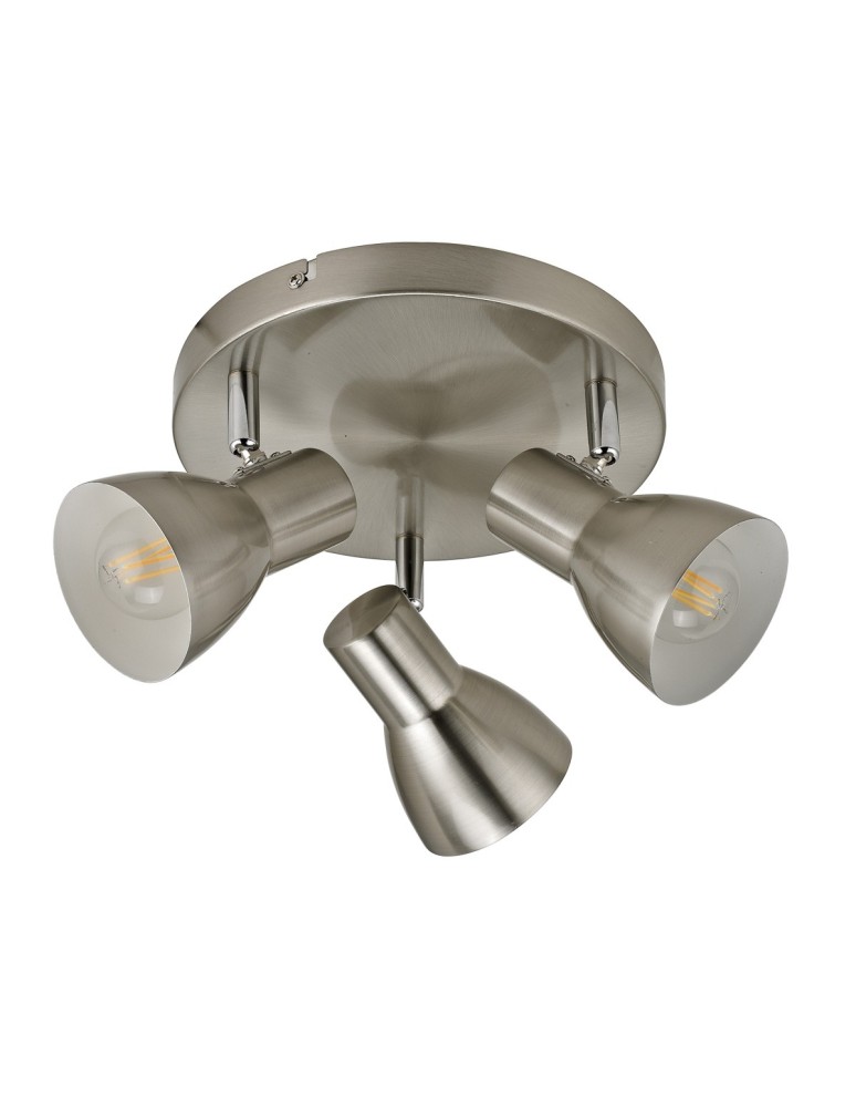 Italux Riado Reflektor/Spot Nikiel satynowany 3xE14 40W SPL-3422-3-SN Italux Riado Reflektor/Spot Nikiel satynowany 3xE14 40W SPL-3422-3-SN