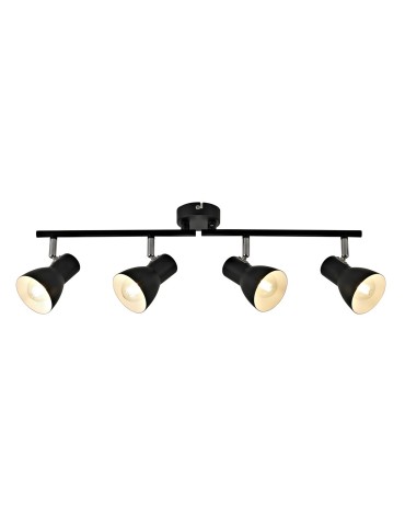 Italux Riado Reflektor/Spot Czarny 4xE14 40W SPL-3422-4-BL
