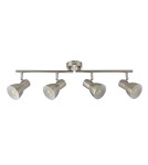 Lampy sufitowe reflektory - Italux Riado Reflektor/Spot Nikiel satynowany 4xE14 40W SPL-3422-4-SN - product 2