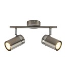 Italux Palmoni Reflektor/Spot Nikiel satynowany, chrom 2xGU10 35W SPL-2024-2 Italux Palmoni Reflektor/Spot Nikiel satynowany, chrom 2xGU10 35W SPL-2024-2