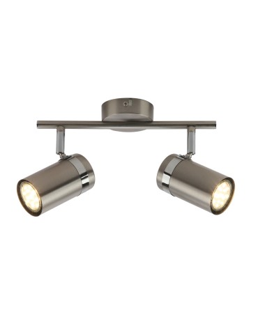 Italux Palmoni Reflektor/Spot Nikiel satynowany, chrom 2xGU10 35W SPL-2024-2