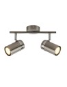 Italux Palmoni Reflektor/Spot Nikiel satynowany, chrom 2xGU10 35W SPL-2024-2 Italux Palmoni Reflektor/Spot Nikiel satynowany, chrom 2xGU10 35W SPL-2024-2