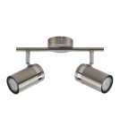 Italux Palmoni Reflektor/Spot Nikiel satynowany, chrom 2xGU10 35W SPL-2024-2 Italux Palmoni Reflektor/Spot Nikiel satynowany, chrom 2xGU10 35W SPL-2024-2