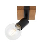 Italux Molini Reflektor/Spot Czarny, drewno 1xE27 40W SPL-2079-1 Italux Molini Reflektor/Spot Czarny, drewno 1xE27 40W SPL-2079-1