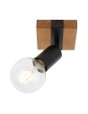 Italux Molini Reflektor/Spot Czarny, drewno 1xE27 40W SPL-2079-1 Italux Molini Reflektor/Spot Czarny, drewno 1xE27 40W SPL-2079-1