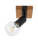Italux Molini Reflektor/Spot Czarny, drewno 1xE27 40W SPL-2079-1 Italux Molini Reflektor/Spot Czarny, drewno 1xE27 40W SPL-2079-1