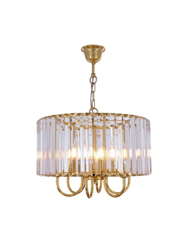 Zuma Line Paris Lampa Wisząca Złoty/Przezroczysty 1906/6 - produkt 2