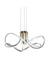 Zuma Line Abro Lampa Wisząca Czarny/Francuskie Złoto/Szary Md5520-4-3Bgbdt