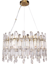 Zuma Line Crown Lampa Wisząca Złoty/Przezroczysty 9867-500