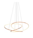Lampy wiszące LED - Zuma Line Cholet Lampa Wisząca Francuskie Złoto Md7360-1A-3Gt - produkt 1