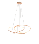Lampy wiszące LED - Zuma Line Cholet Lampa Wisząca Francuskie Złoto Md7360-1A-3Gt - produkt 5