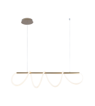Lampy wiszące nowoczesne - Zuma Line Balbo Wisząca z Funkcją Zmiany Barwy Światła 3000K/4000K/6000K Złoty 20006PM-GD - produkt 4