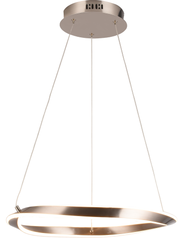 Zuma Line Girona Lampa Wisząca Piaskowy/Nikiel Md9190-1S-3Nt