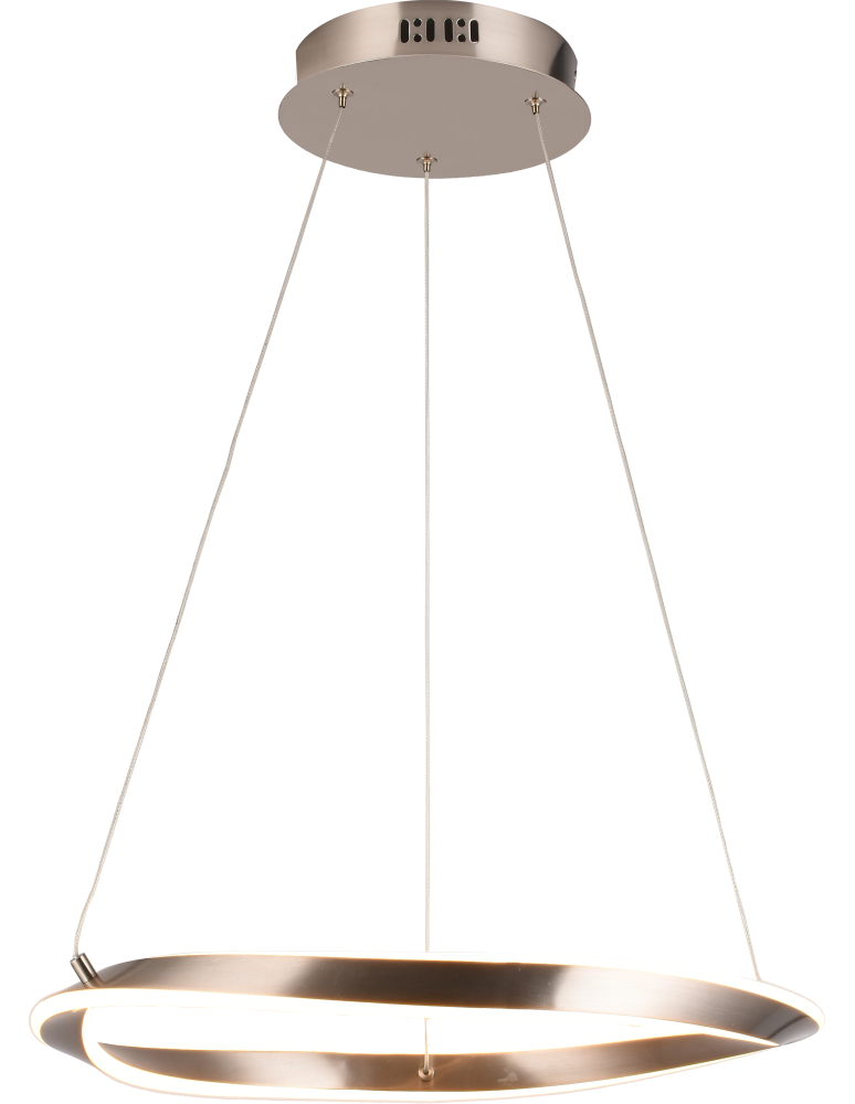 Zuma Line Girona Lampa Wisząca Piaskowy/Nikiel Md9190-1S-3Nt