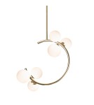 Lampy wiszące nowoczesne - Zuma Line Molecule Lampa Wisząca Złoto Francuskie P0454-06Q-F7Aa - product 1