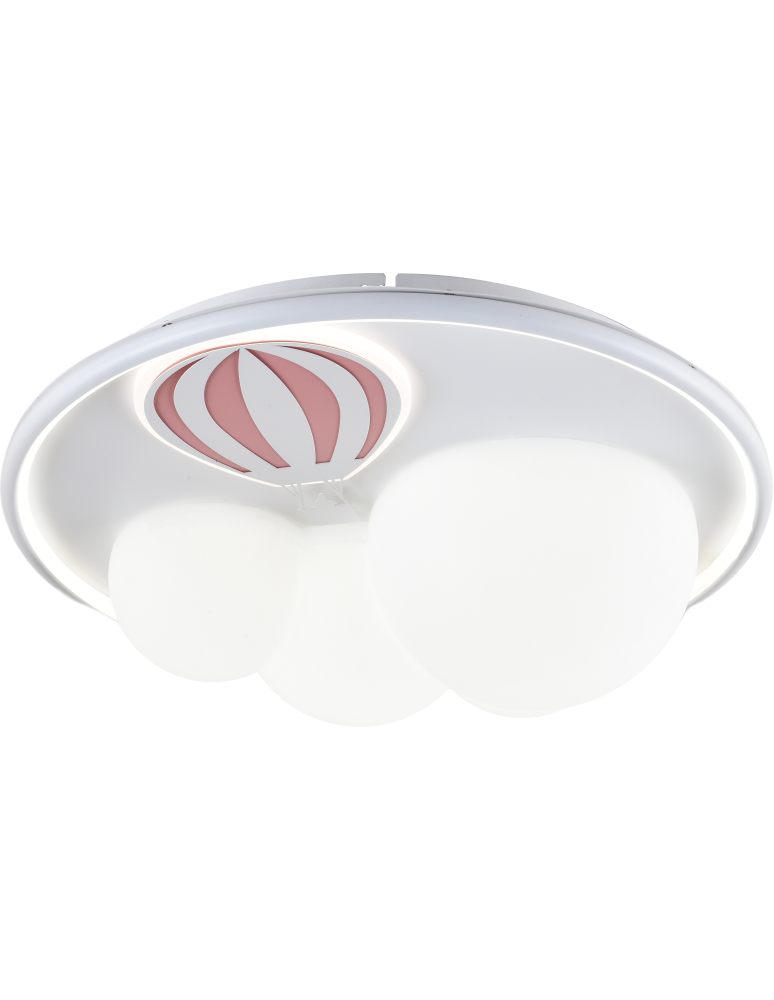 Lampy sufitowe dziecięce - Zuma Line Focus Lampa Sufitowa Dziecięca 3-stopniowe ściemnianie Kolorowa MX4148-1-DWFD - produkt kolory-swiatla.pl 1
