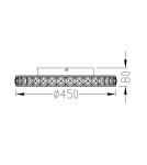 Lampy sufitowe LED - Zuma Line Muriel Lampa Sufitowa Francuskie Złoto/Piaskowa Biel Mx4996-1-3Gwd - product 2