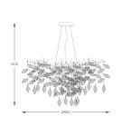 Lampy wiszące - Zuma Line Cindy Lampa Wisząca Chrom Md4115-1-Ecn - product 2