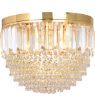 Lampy sufitowe z kryształami - Zuma Line Charlotte Lampa Sufitowa Złoty/Przezroczysty Fc19003/5 - produkt 2