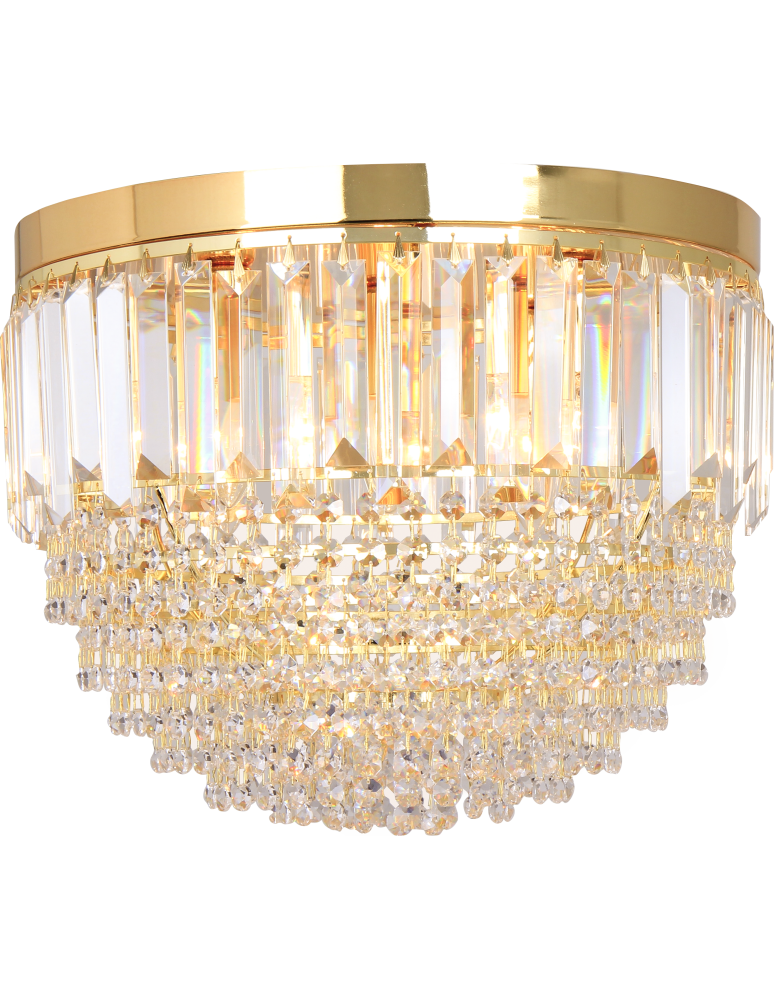 Zuma Line Charlotte Lampa Sufitowa Złoty/Przezroczysty Fc19003/5