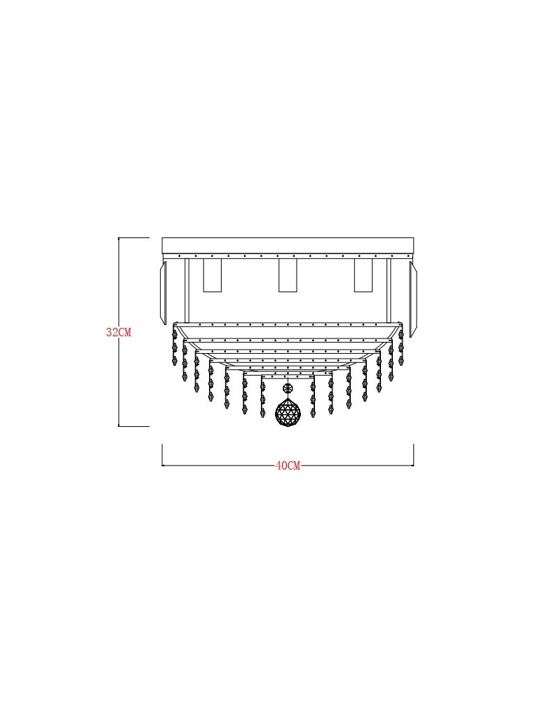 Zuma Line Charlotte Lampa Sufitowa Złoty/Przezroczysty Fc19003/5