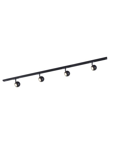 Italux Marvi TR Blake Szynoprzewody - zestawy Czarny 4xGU10 40W 920421-4-BL-SET