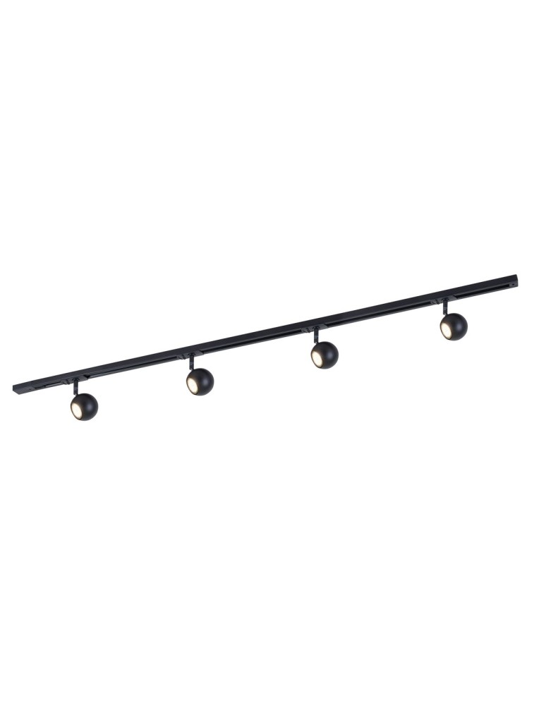 Italux Marvi TR Blake Szynoprzewody - zestawy Czarny 4xGU10 40W 920421-4-BL-SET
