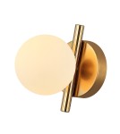 Kinkiety kule - Italux Reverso Kinkiet Mosiężny 1xG9 25W WL-5622-1-BRO-W - product 2