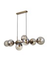 Italux Molite Wisząca Mosiądz miodowy 8xE14 5W PND-1098-8-HB