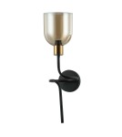 Italux Servio Kinkiet Czarny 1xE14 40W WL-66892-1A-BK-AMB Italux Servio Kinkiet Czarny 1xE14 40W WL-66892-1A-BK-AMB