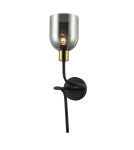 Kinkiety - Italux Servio Kinkiet Czarny 1xE14 40W WL-66892-1A-BK-SG - product 1