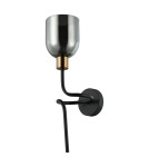 Kinkiety - Italux Servio Kinkiet Czarny 1xE14 40W WL-66892-1A-BK-SG - product 2