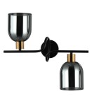Italux Servio Kinkiet Czarny 2xE14 40W WL-66892-2A-BK-SG Italux Servio Kinkiet Czarny 2xE14 40W WL-66892-2A-BK-SG