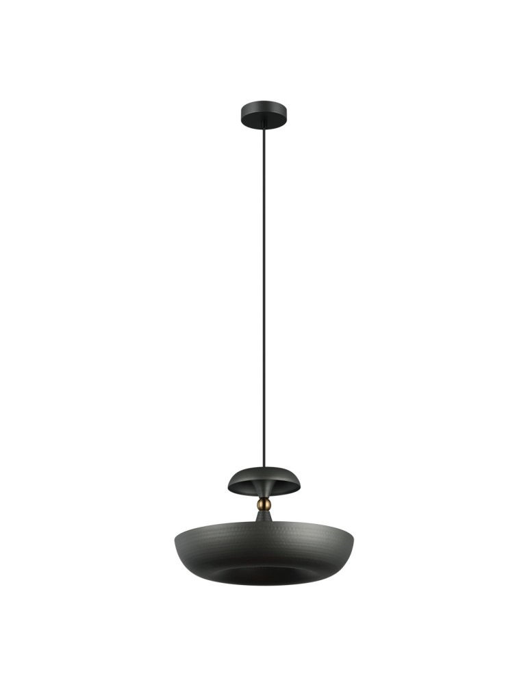 Lampy wiszące pojedyncze - Italux Marina Wisząca Szary 1xE27 40W PND-73221-1L-GR - product kolory-swiatla.pl 2