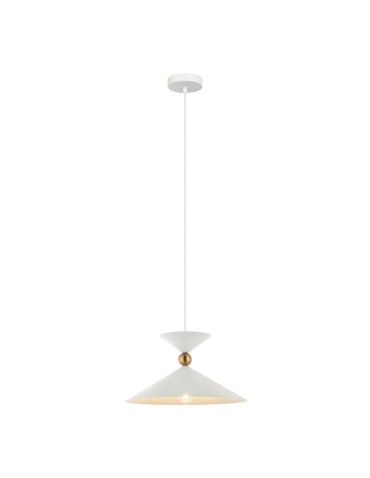Italux Quelto Wisząca Biały 1xE27 40W PND-84432-1-WH