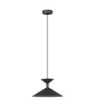 Lampy wiszące pojedyncze - Italux Quelto Wisząca Szary 1xE27 40W PND-84432-1-GR - product 1