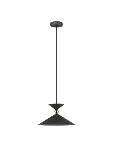 Italux Quelto Wisząca Szary 1xE27 40W PND-84432-1-GR