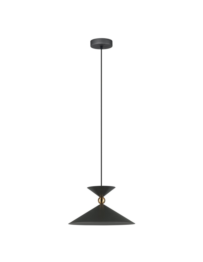 Italux Quelto Wisząca Szary 1xE27 40W PND-84432-1-GR