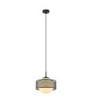 Lampy wiszące pojedyncze - Italux Lomica Wisząca Czarny 1xE27 40W PND-55456-1L-BK - product 1