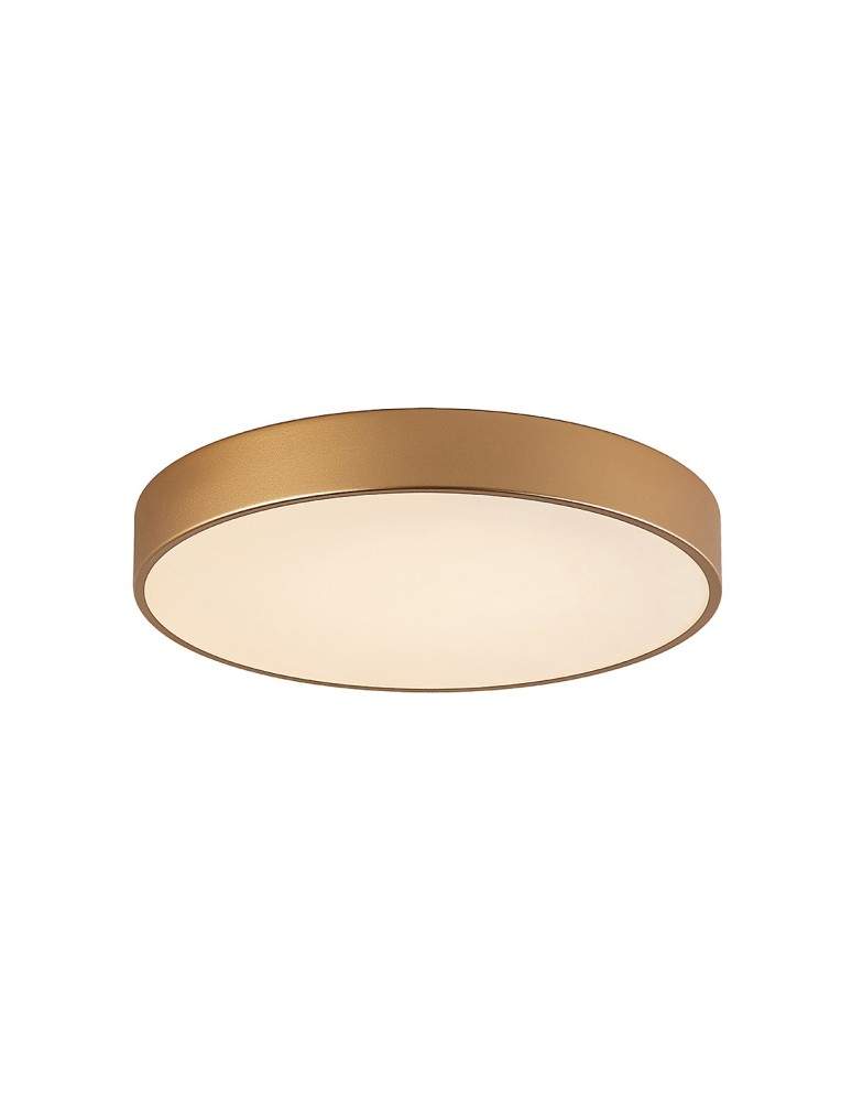 Italux Orbital Plafon Złoty piaskowany 1xLED 35W 4000K 5361-835RC-GD-4