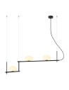 Italux Kernio Wisząca Czarny 3xG9 25W PND-357783-BK+W