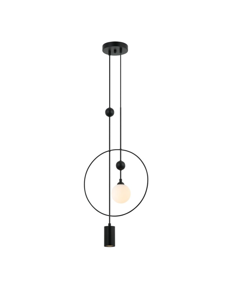 Italux Trosti Wisząca Czarny 2xG9, GU10 GU10 35W + G9 25W PND-428892-BK