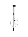 Italux Trosti Wisząca Czarny 2xG9, GU10 GU10 35W + G9 25W PND-428892-BK