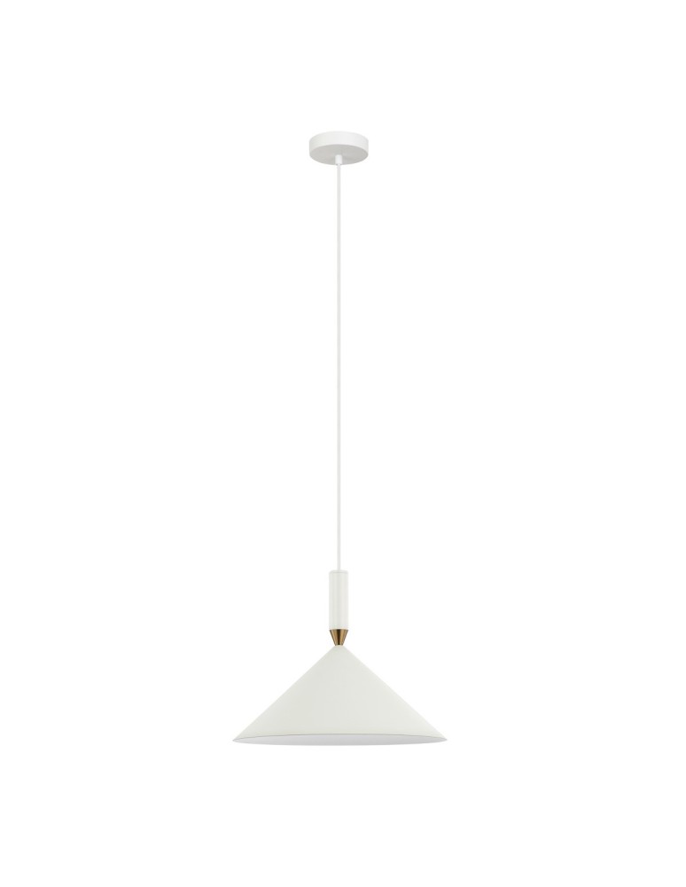 Italux Drello Wisząca Biały 1xE27 40W PND-541101-W