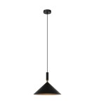 Lampy wiszące pojedyncze - Italux Drello Wisząca Czarny 1xE27 40W PND-541101-BK - product 1