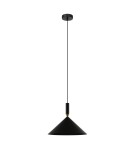 Lampy wiszące pojedyncze - Italux Drello Wisząca Czarny 1xE27 40W PND-541101-BK - product 2