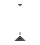 Lampy wiszące pojedyncze - Italux Drello Wisząca Szary 1xE27 40W PND-541101-GR - product 2