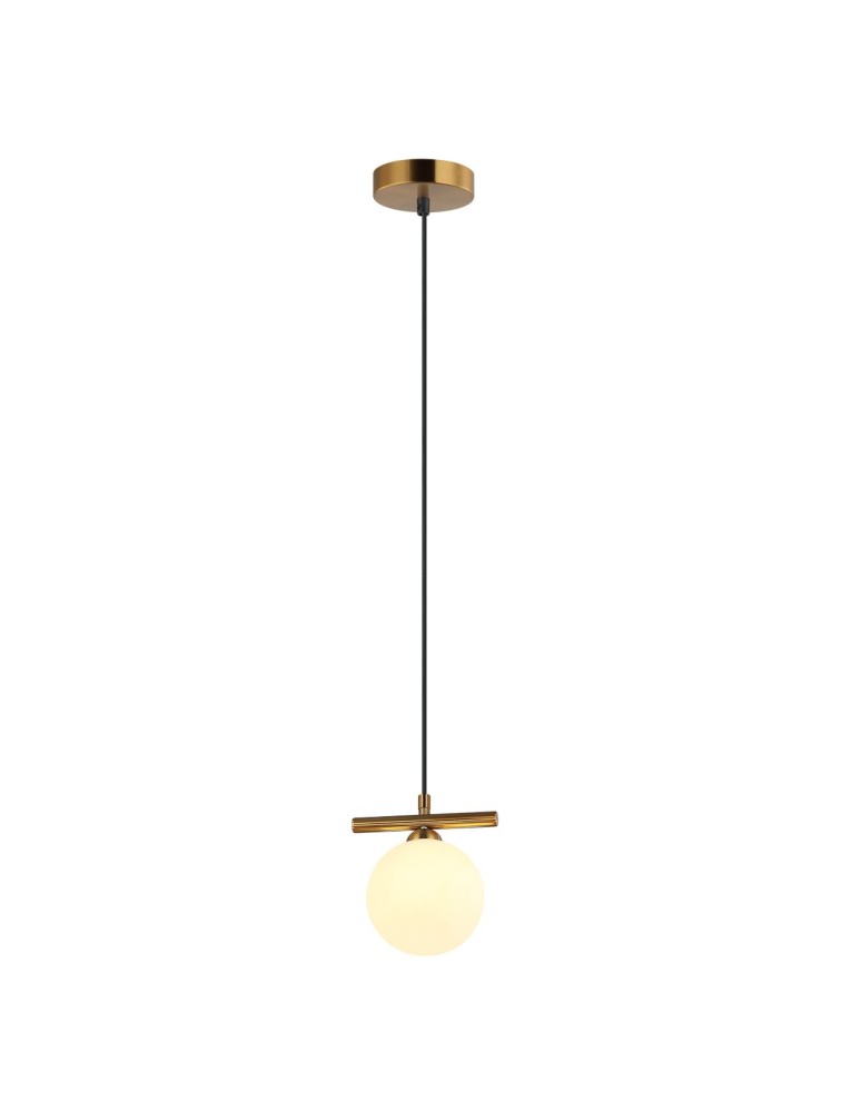 Italux Merseta Wisząca Brąz antyczny 1xG9 25W PND-463321S-BRO+W
