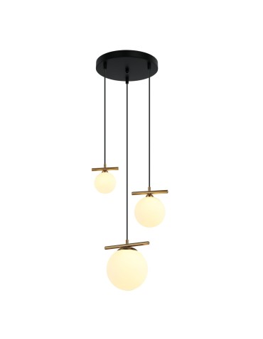 Italux Merseta Wisząca Brąz antyczny 3xE14, G9 E14 40W + G9 25W PND-463323A-BRO+W