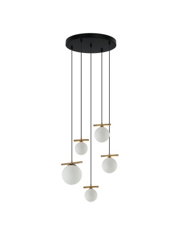 Italux Merseta Wisząca Brąz antyczny 5xE14, G9 E14 40W + G9 25W PND-463325A-BRO+W - produkt 2